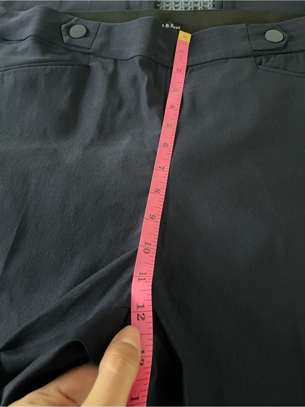 Violets & Roses | Women’s High Rise Straight Pant | Work Pants in Navy | NWT - Picture 14 of 15